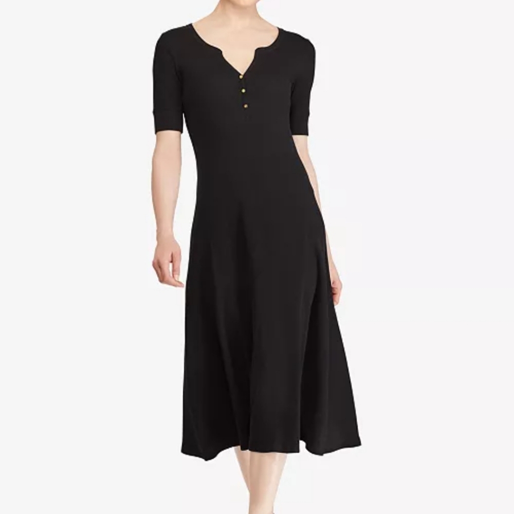 Cotton Fit And Flare Dress